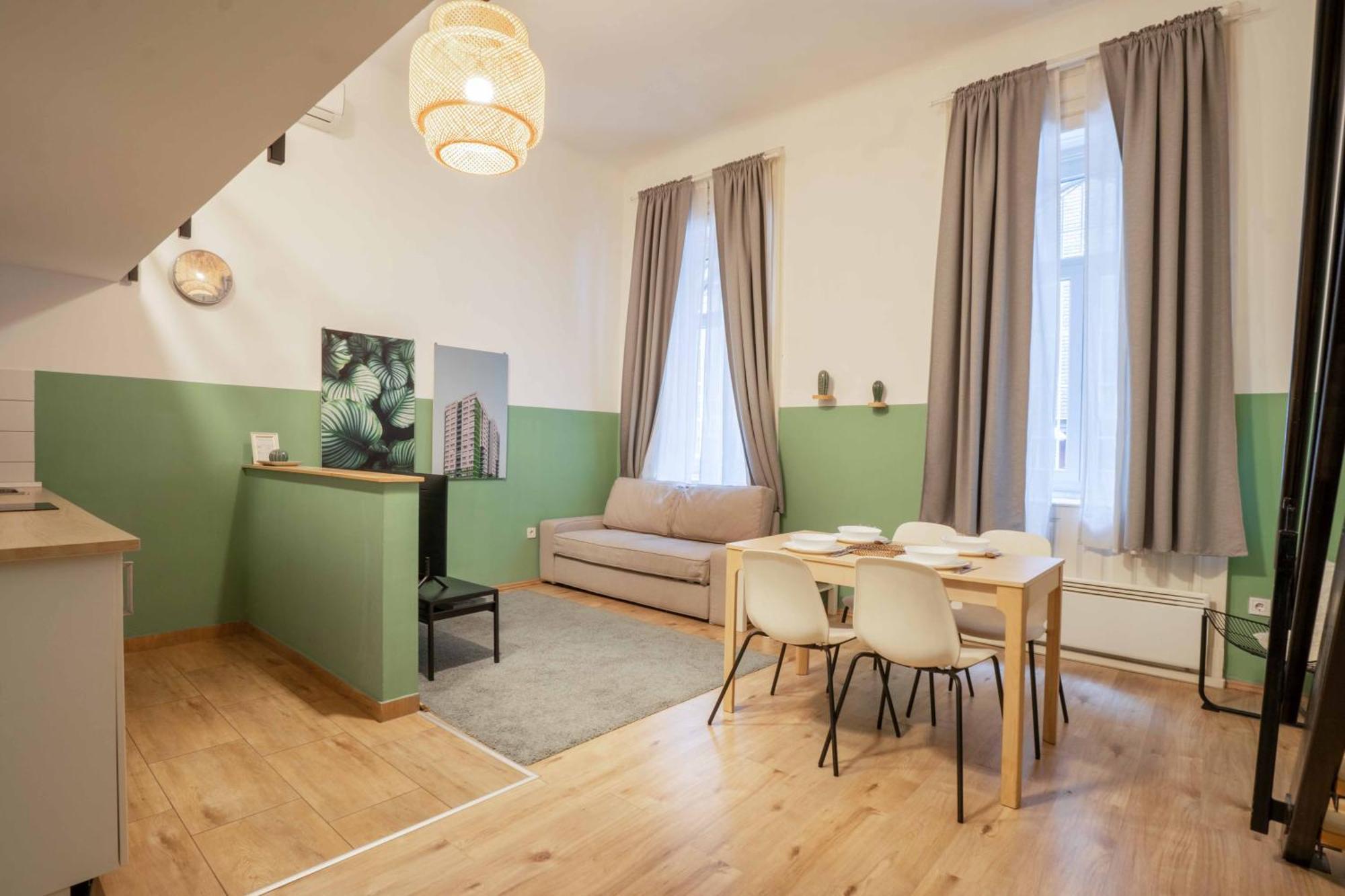 Cosy Studio In Terezvaros W41 Green Budapest Luaran gambar